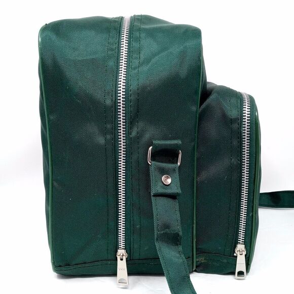 *READ* Vintage Oldsmobile Green Crossbody Side Shoulder Strap Travel Bag - Picture 5 of 16